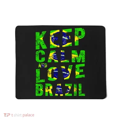 Keep Calm and Love Brazil Mousepad