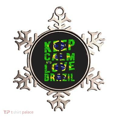 Keep Calm and Love Brazil Ornament