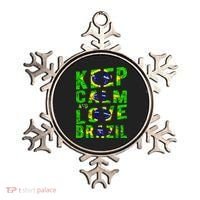 Keep Calm and Love Brazil Ornament thumb 0