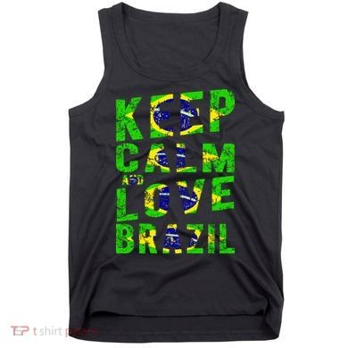 Keep Calm and Love Brazil Tank Top