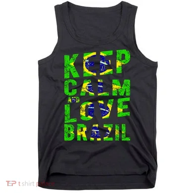 Keep Calm and Love Brazil Tank Top
