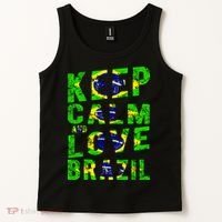 Keep Calm and Love Brazil Tank Top thumb 2