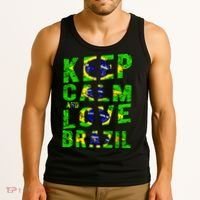 Keep Calm and Love Brazil Tank Top thumb 3