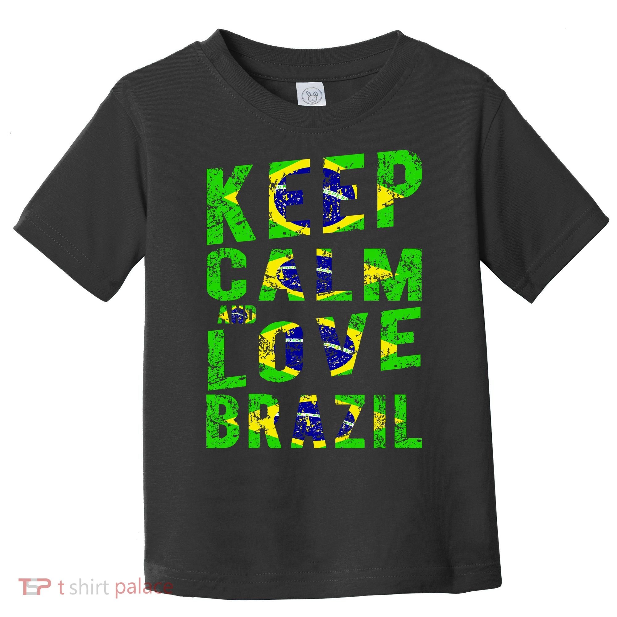 Keep Calm and Love Brazil Toddler T-Shirt