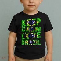 Keep Calm and Love Brazil Toddler T-Shirt thumb 2