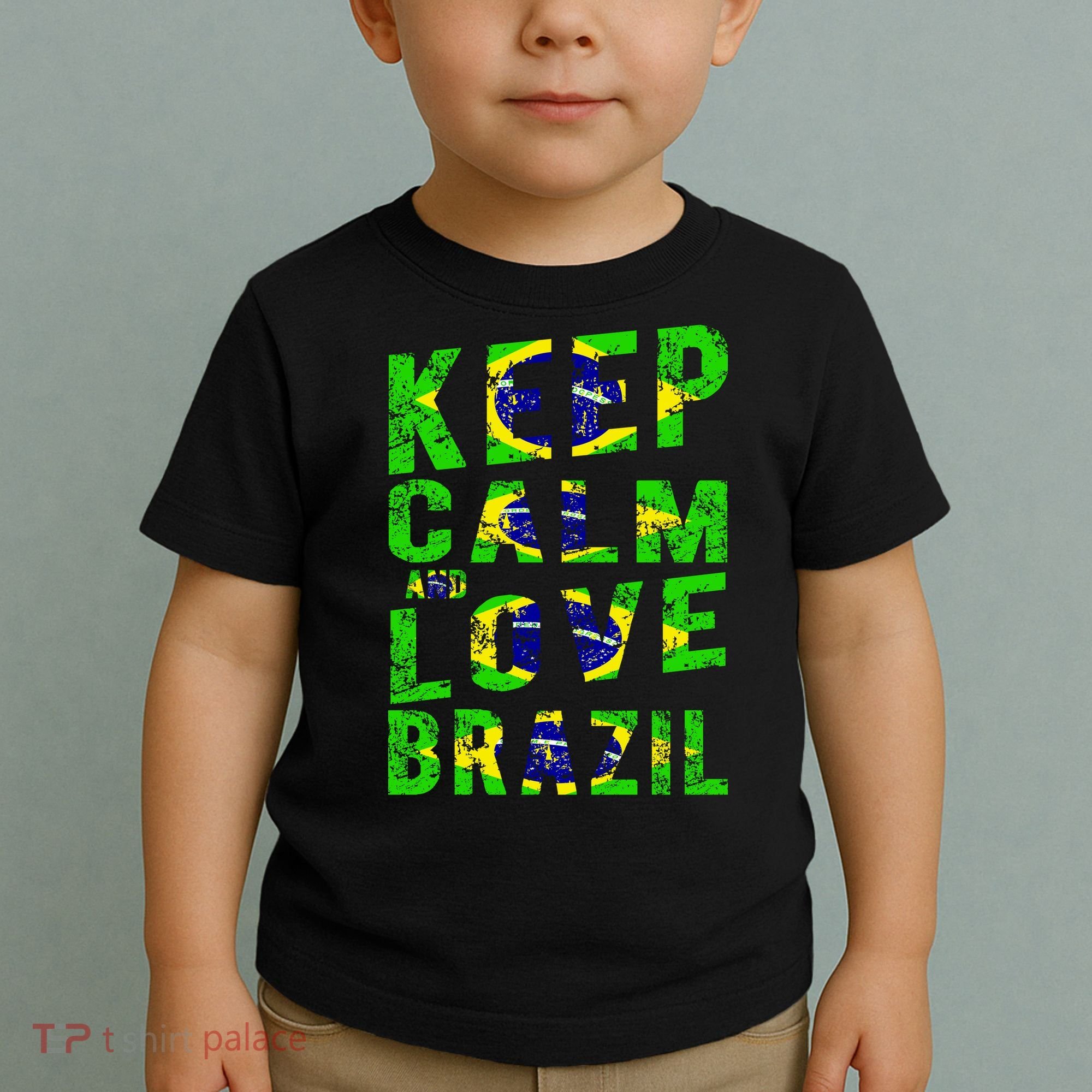 Keep Calm and Love Brazil Toddler T-Shirt