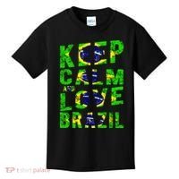 Keep Calm and Love Brazil Kids T-Shirt thumb 0