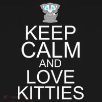 Keep Calm And Love Kitties Doggie Tank thumb 4