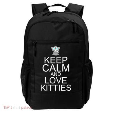 Keep Calm And Love Kitties Backpack