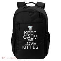 Keep Calm And Love Kitties Backpack thumb 0