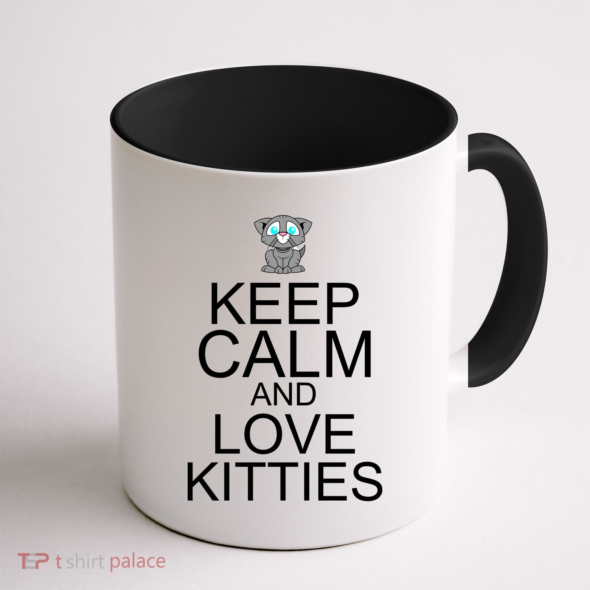Keep Calm And Love Kitties Coffee Mug