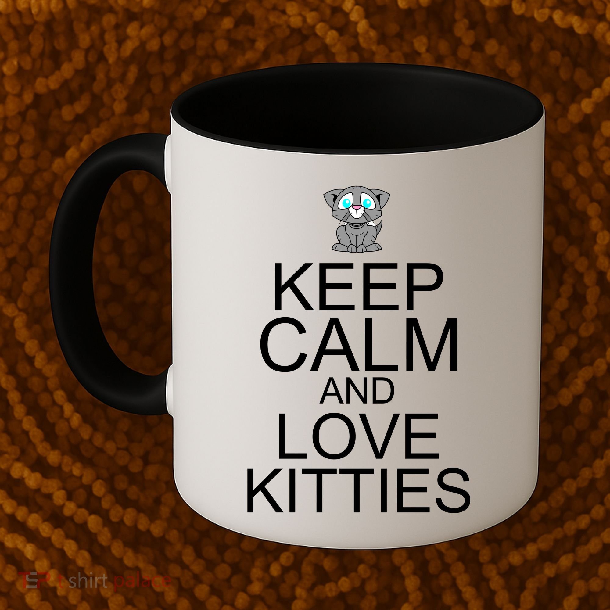Keep Calm And Love Kitties Coffee Mug