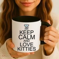 Keep Calm And Love Kitties Coffee Mug thumb 3