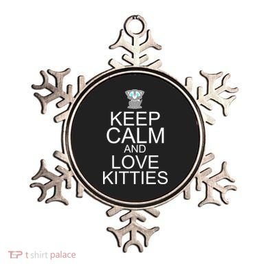 Keep Calm And Love Kitties Ornament