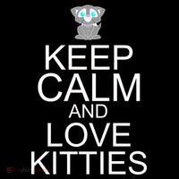 Keep Calm And Love Kitties Ornament thumb 1