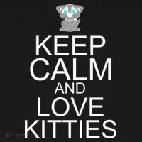 Keep Calm And Love Kitties Ornament thumb 1