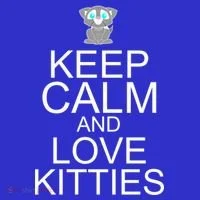 Keep Calm And Love Kitties Button thumb 1