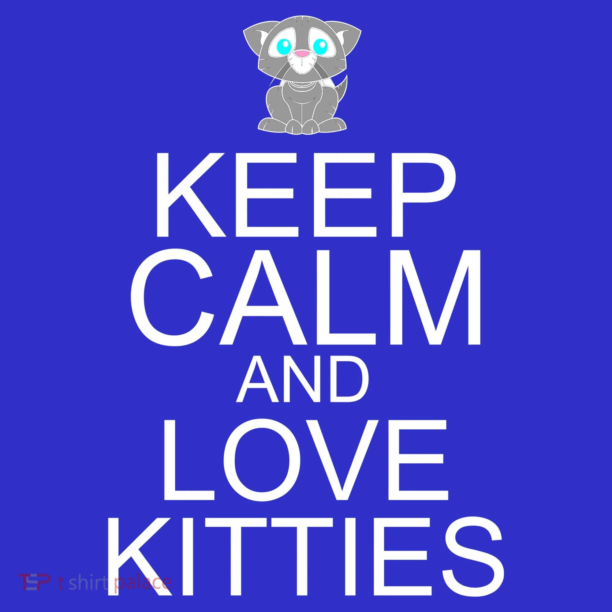 Keep Calm And Love Kitties Button