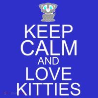 Keep Calm And Love Kitties Coaster thumb 2