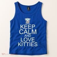 Keep Calm And Love Kitties Tank Top thumb 2