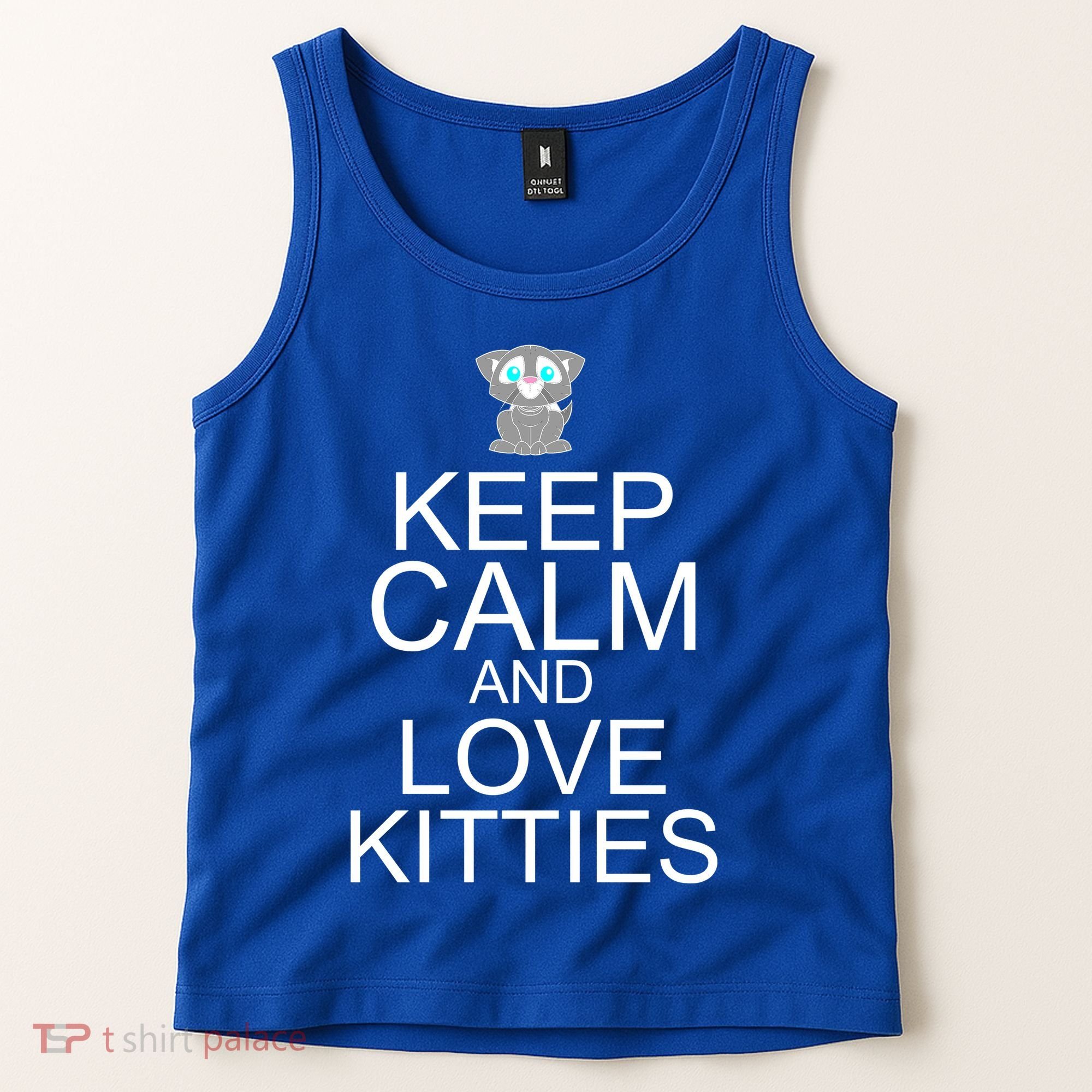Keep Calm And Love Kitties Tank Top