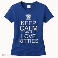 Keep Calm And Love Kitties Women's T-Shirt thumb 0