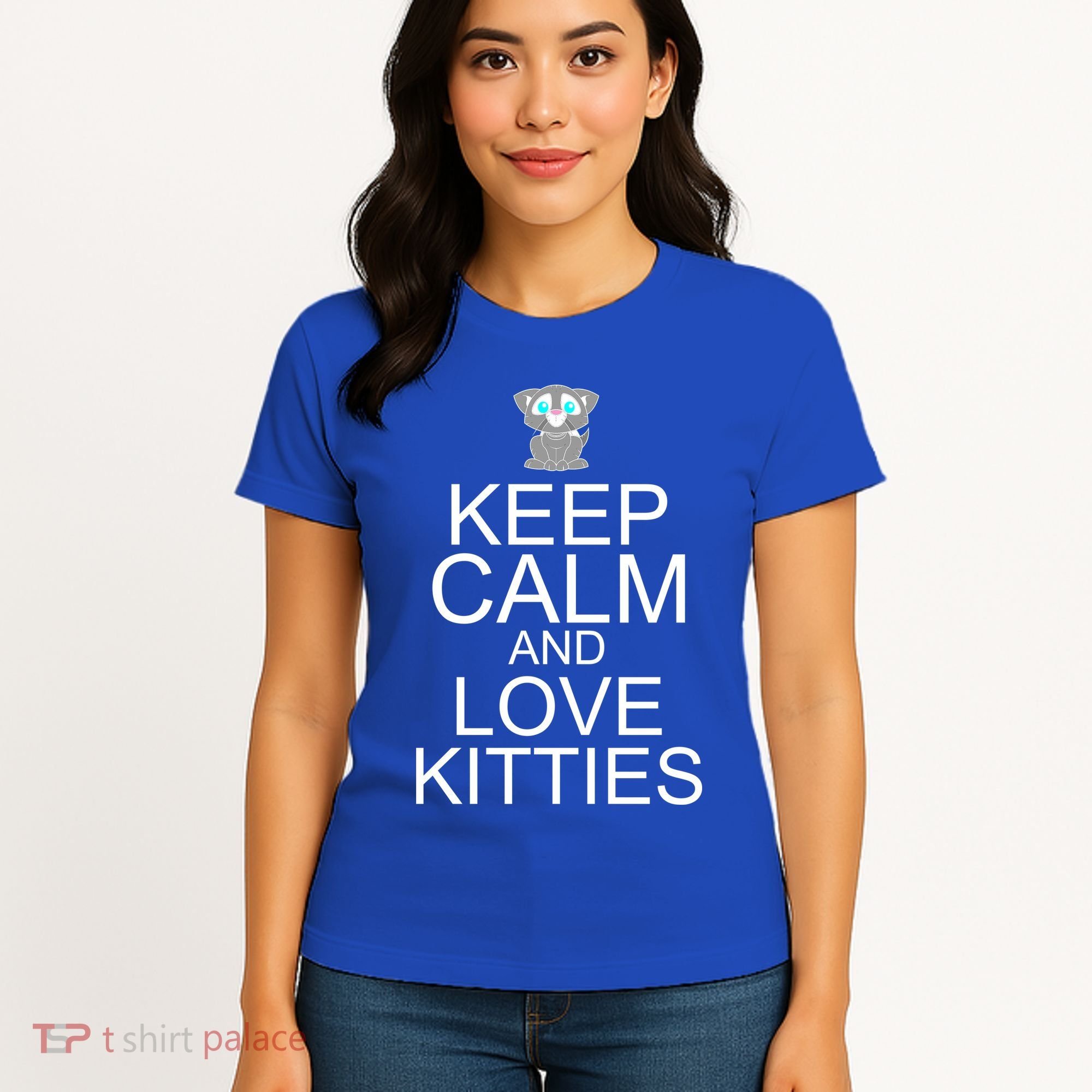 Keep Calm And Love Kitties Women's T-Shirt