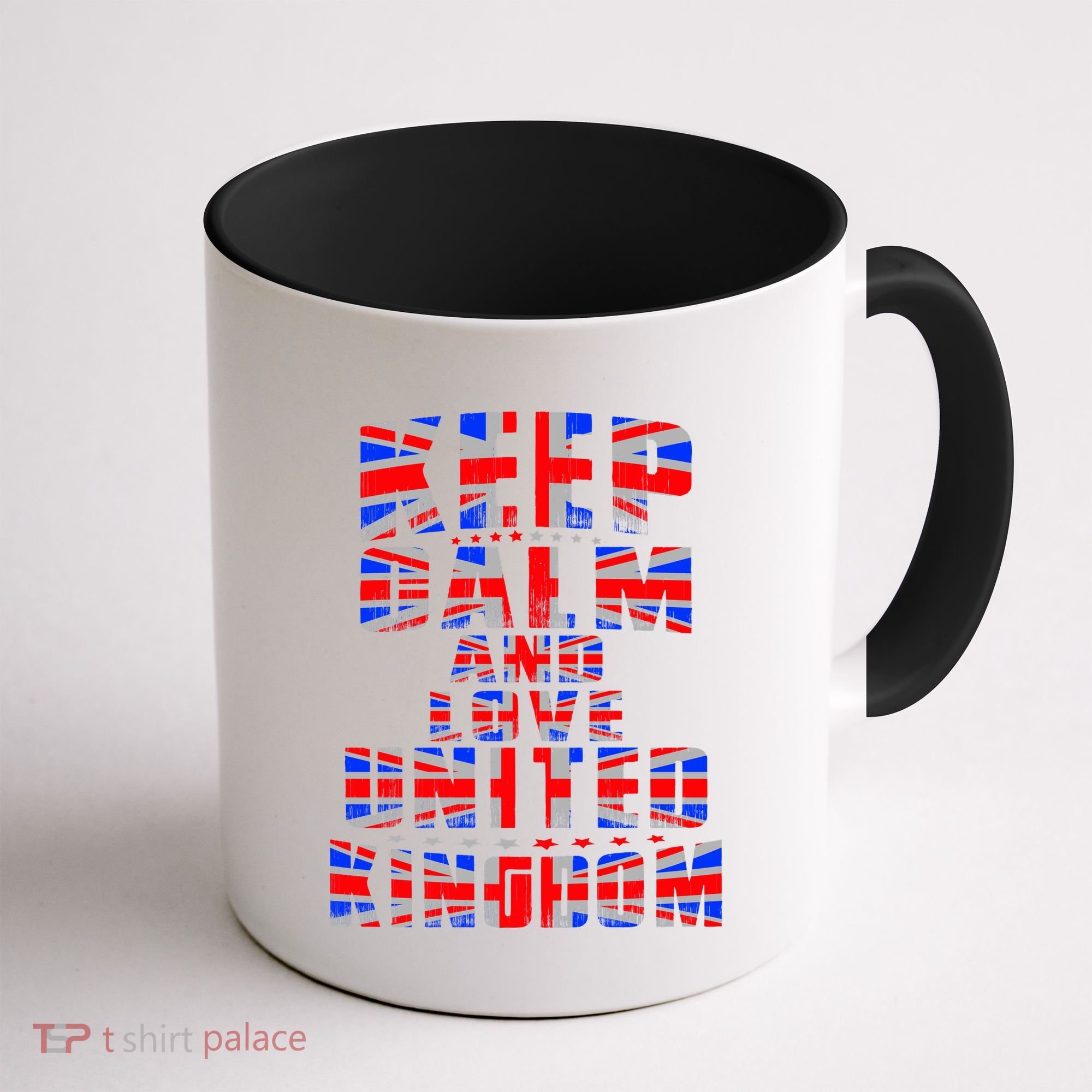 Keep Calm and Love United Kingdom Coffee Mug