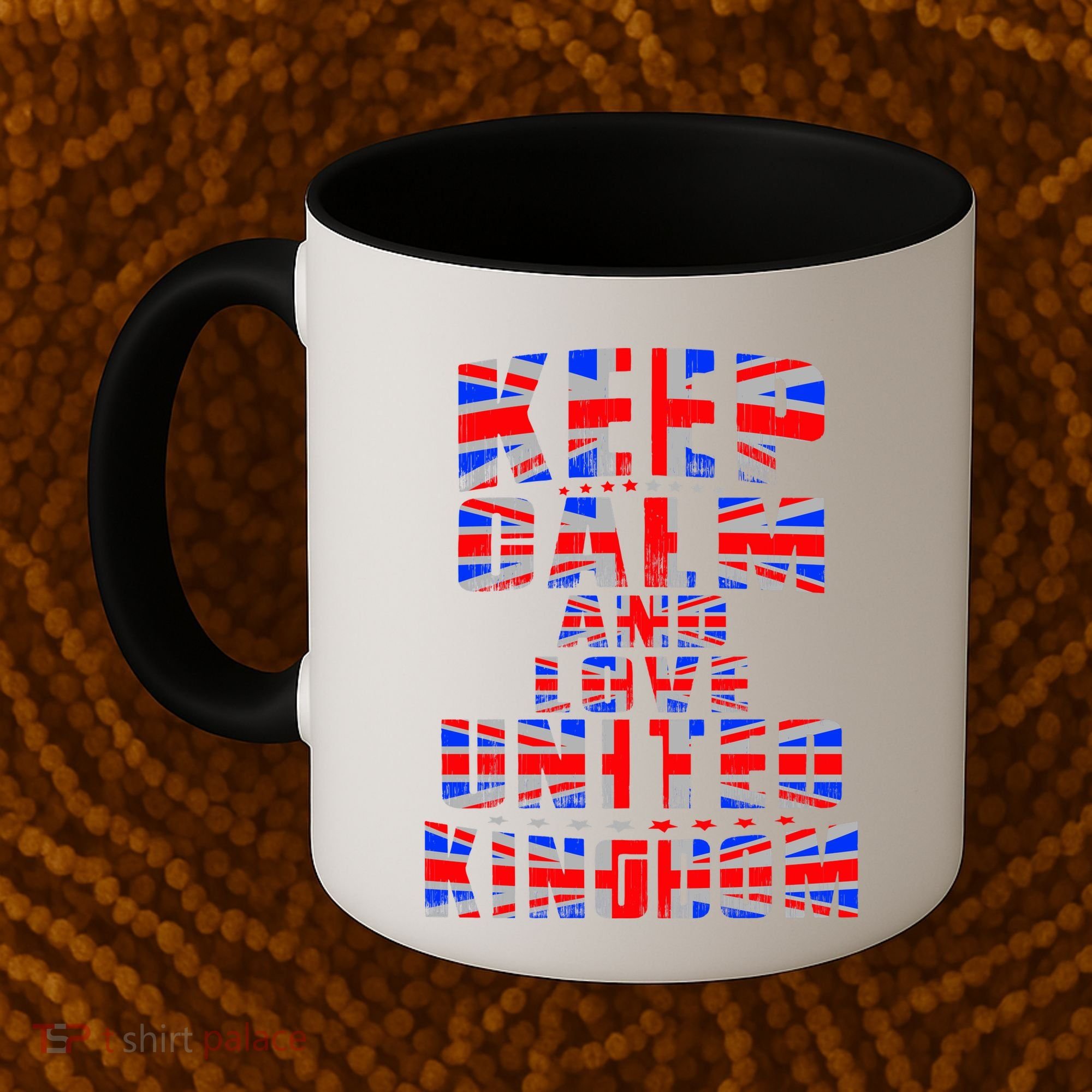 Keep Calm and Love United Kingdom Coffee Mug