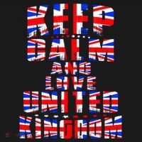 Keep Calm and Love United Kingdom Ornament thumb 1