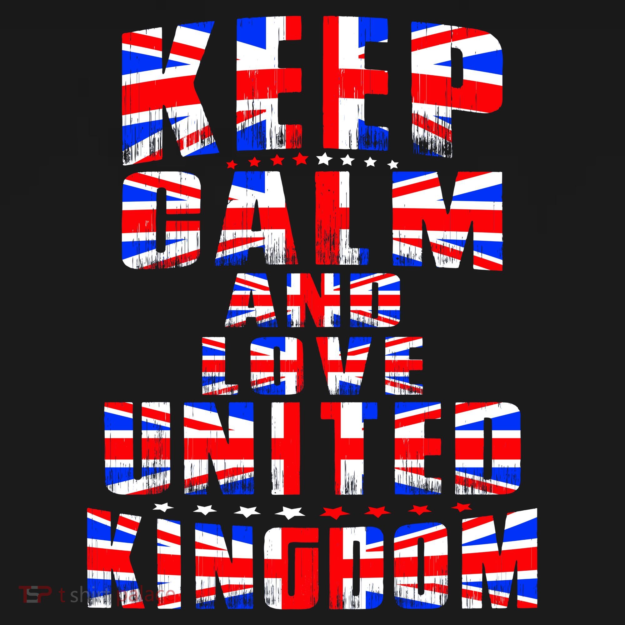 Keep Calm and Love United Kingdom Ornament