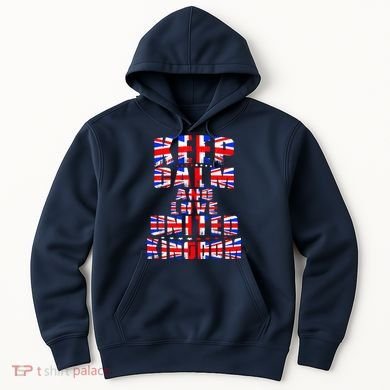 Keep Calm and Love United Kingdom Hoodie