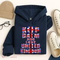 Keep Calm and Love United Kingdom Hoodie thumb 4