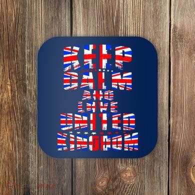 Keep Calm and Love United Kingdom Coaster