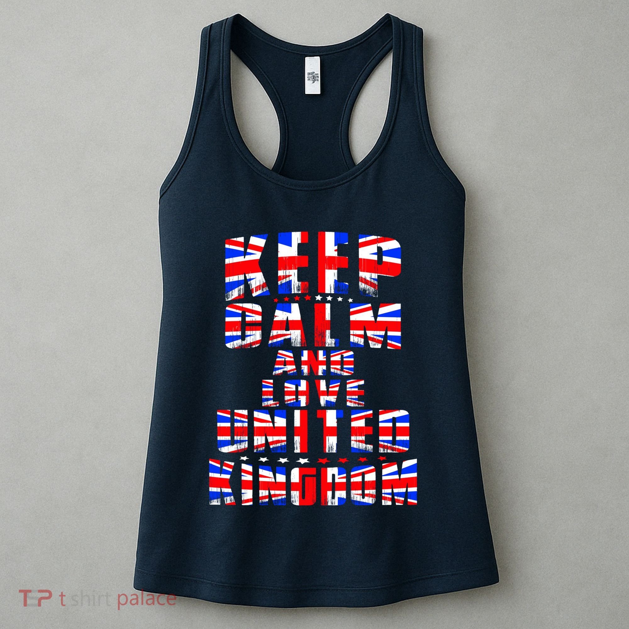 Keep Calm and Love United Kingdom Women's Tank Top