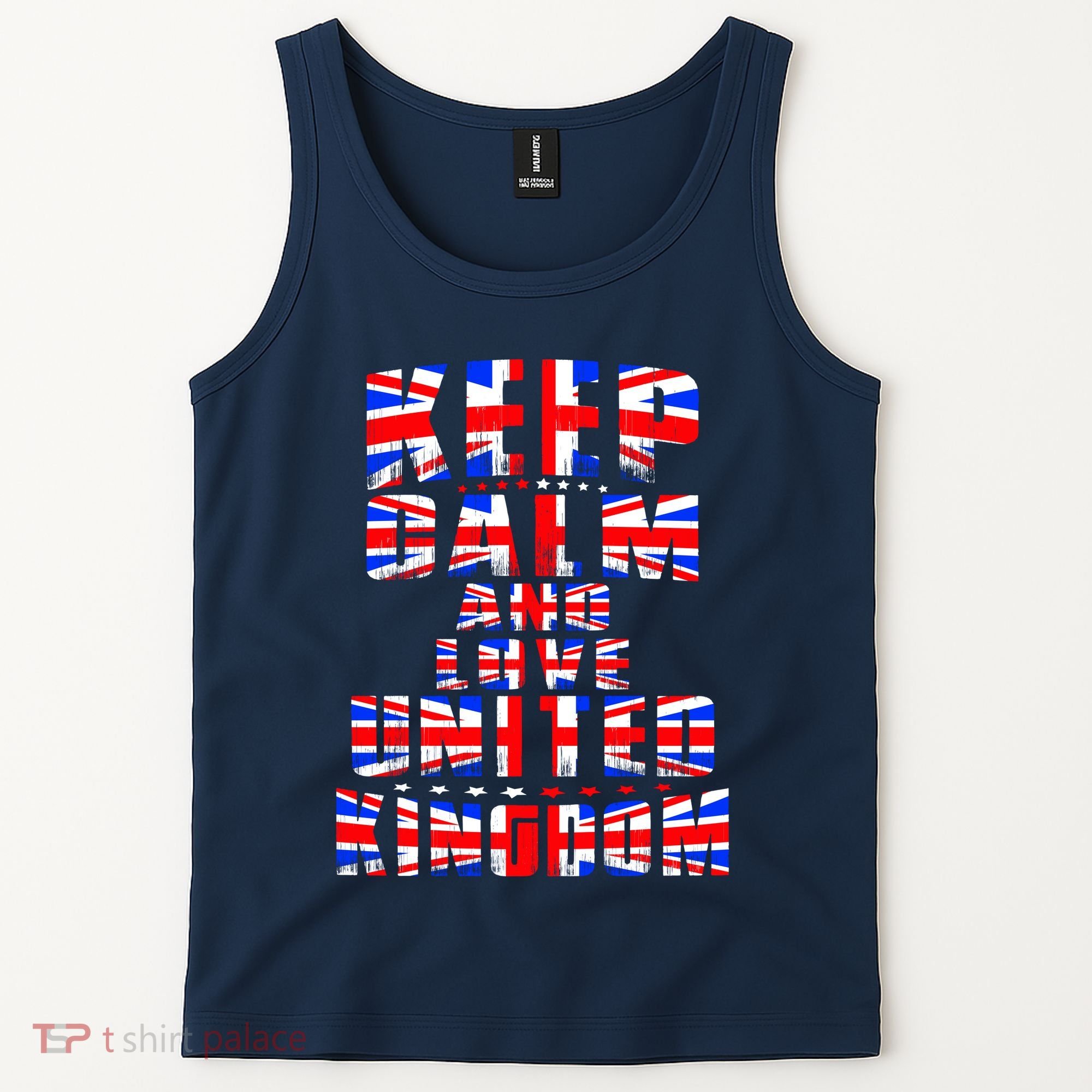 Keep Calm and Love United Kingdom Tank Top
