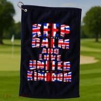 Keep Calm and Love United Kingdom Golf Towel thumb 1
