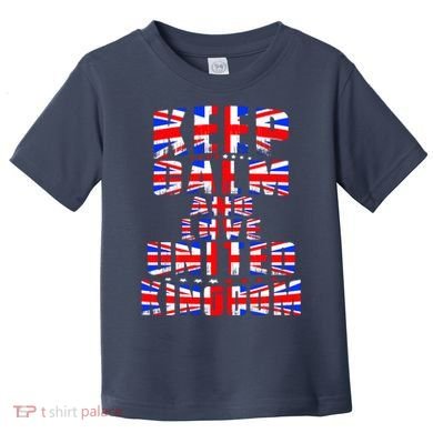 Keep Calm and Love United Kingdom Toddler T-Shirt