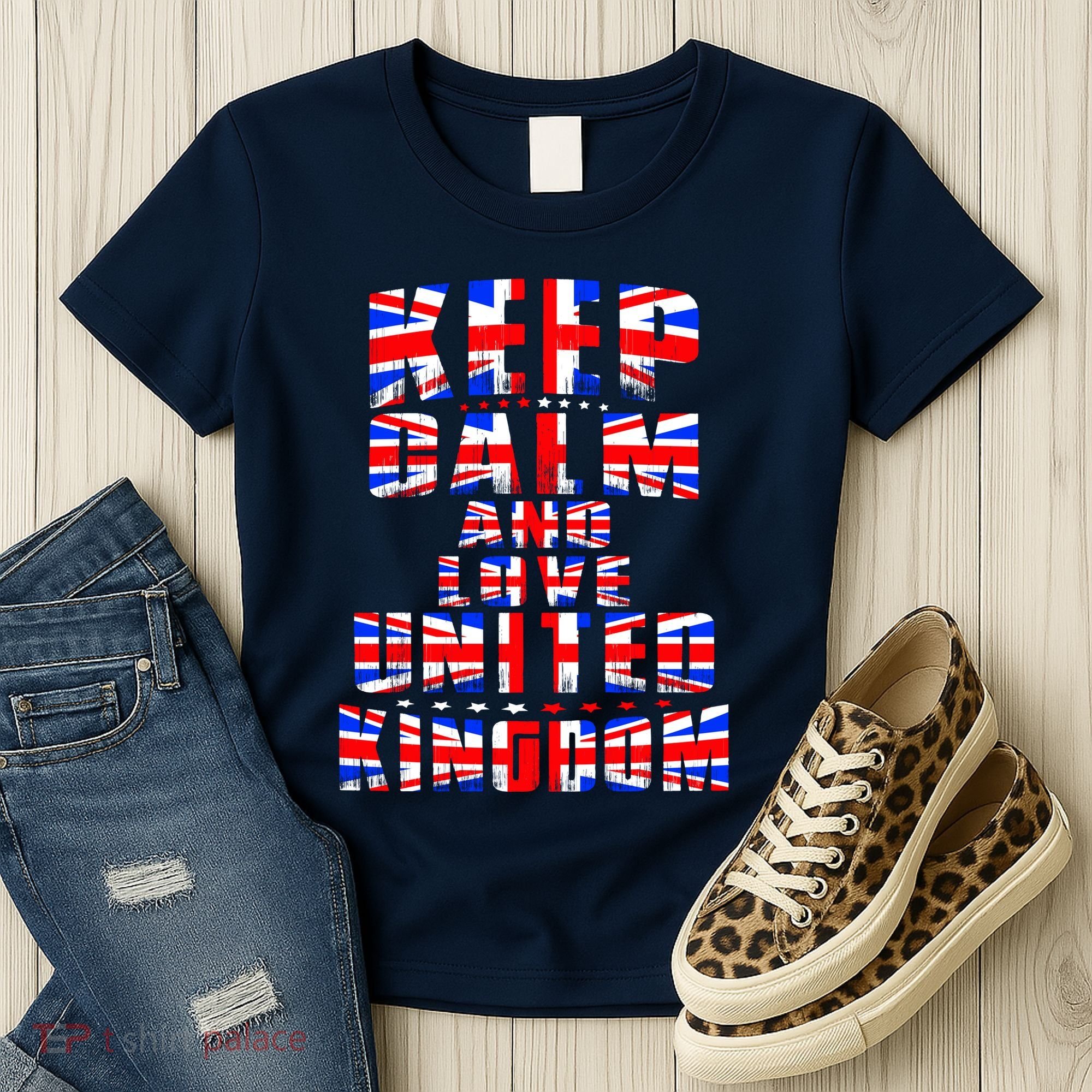 Keep Calm and Love United Kingdom Women's T-Shirt