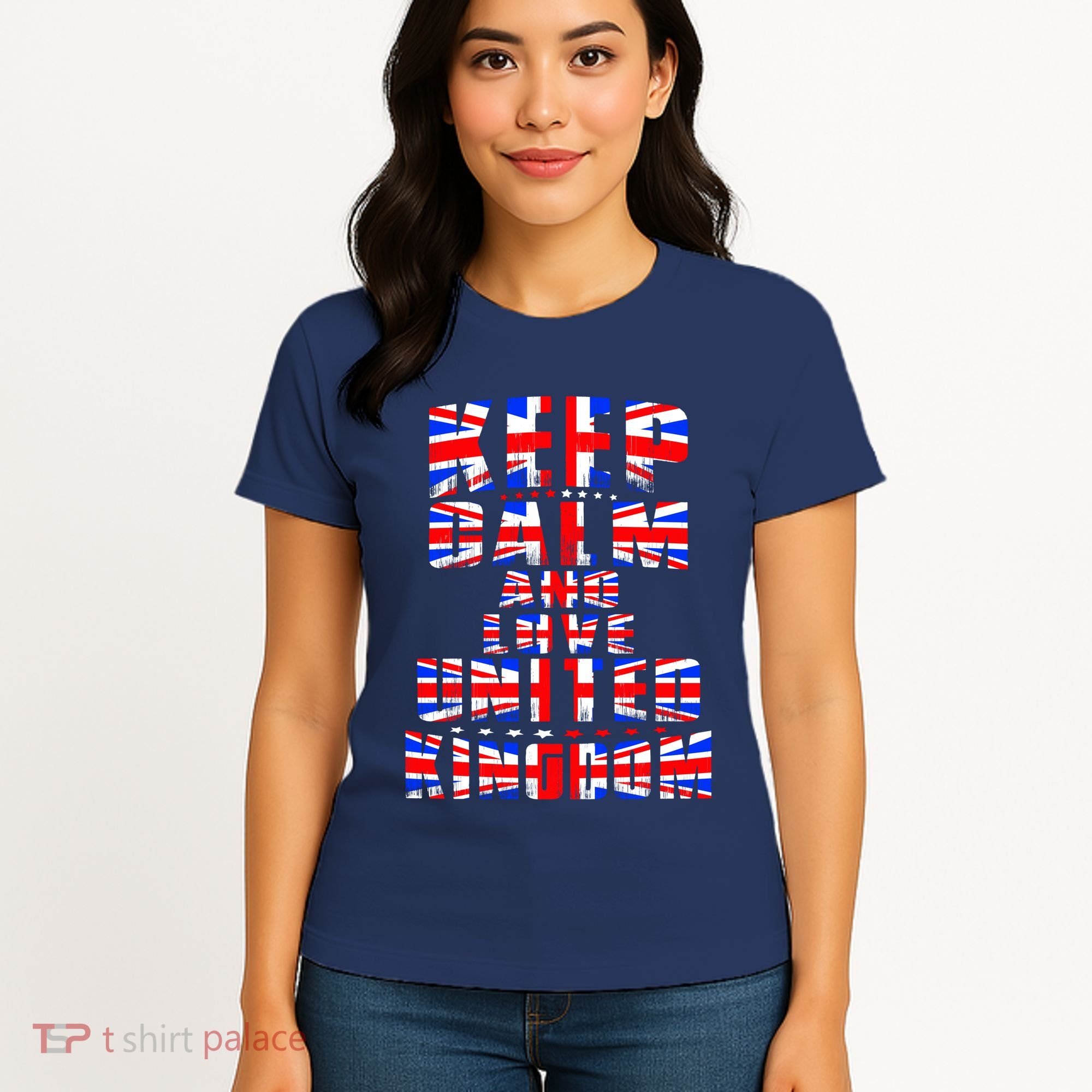 Keep Calm and Love United Kingdom Women's T-Shirt