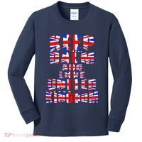 Keep Calm and Love United Kingdom Kids Long Sleeve Shirt thumb 0