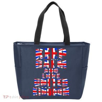 Keep Calm and Love United Kingdom Tote Bag