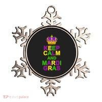 Keep Calm and Mardi Gras Crown New Orleans Ornament thumb 0