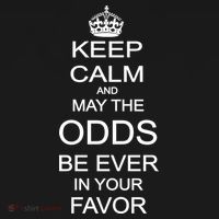 Keep Calm And May The Odds Be Ever In Your Favor Ornament thumb 1