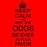 Keep Calm And May The Odds Be Ever In Your Favor Santa Hat thumb 1