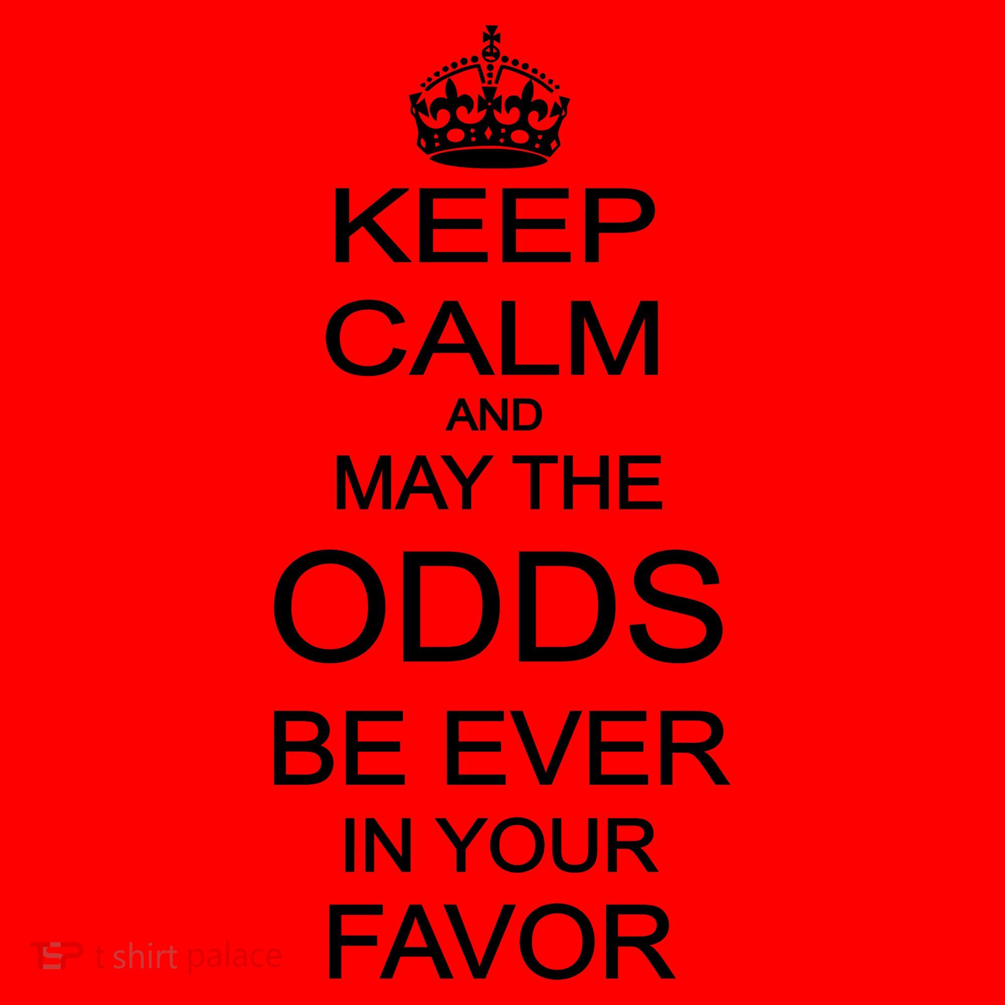 Keep Calm And May The Odds Be Ever In Your Favor Santa Hat