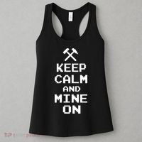 Keep Calm And Mine On Women's Tank Top thumb 3