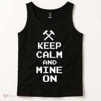 Keep Calm And Mine On Tank Top thumb 2