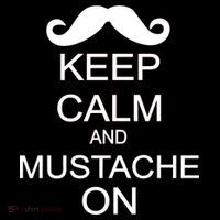 Keep Calm And Mustache On Sweatshirt thumb 3