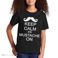 Keep Calm And Mustache On Kids T-Shirt thumb 2